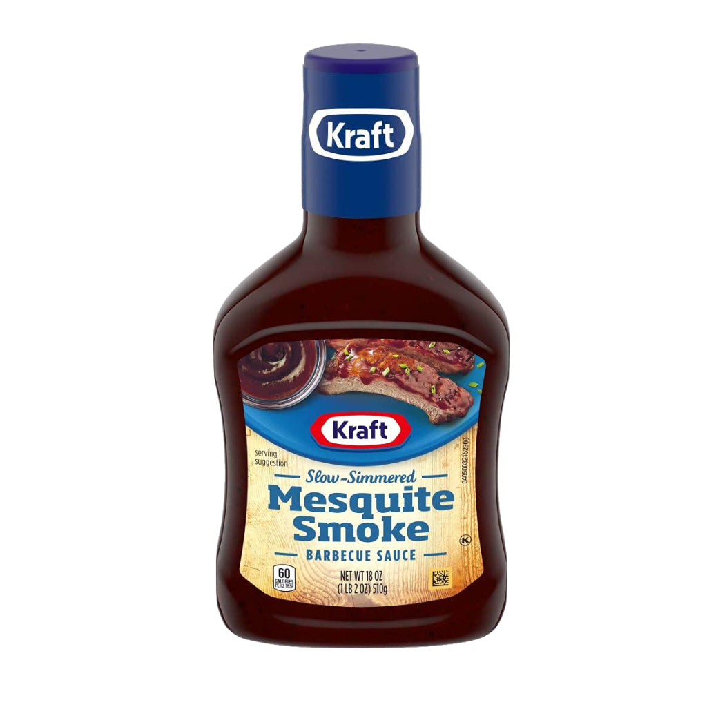 Kraft mesquite barbecue sauce bottle