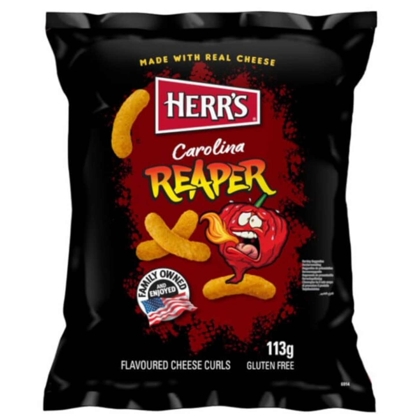 Herr's Carolina Reaper Cheese Curls 170g