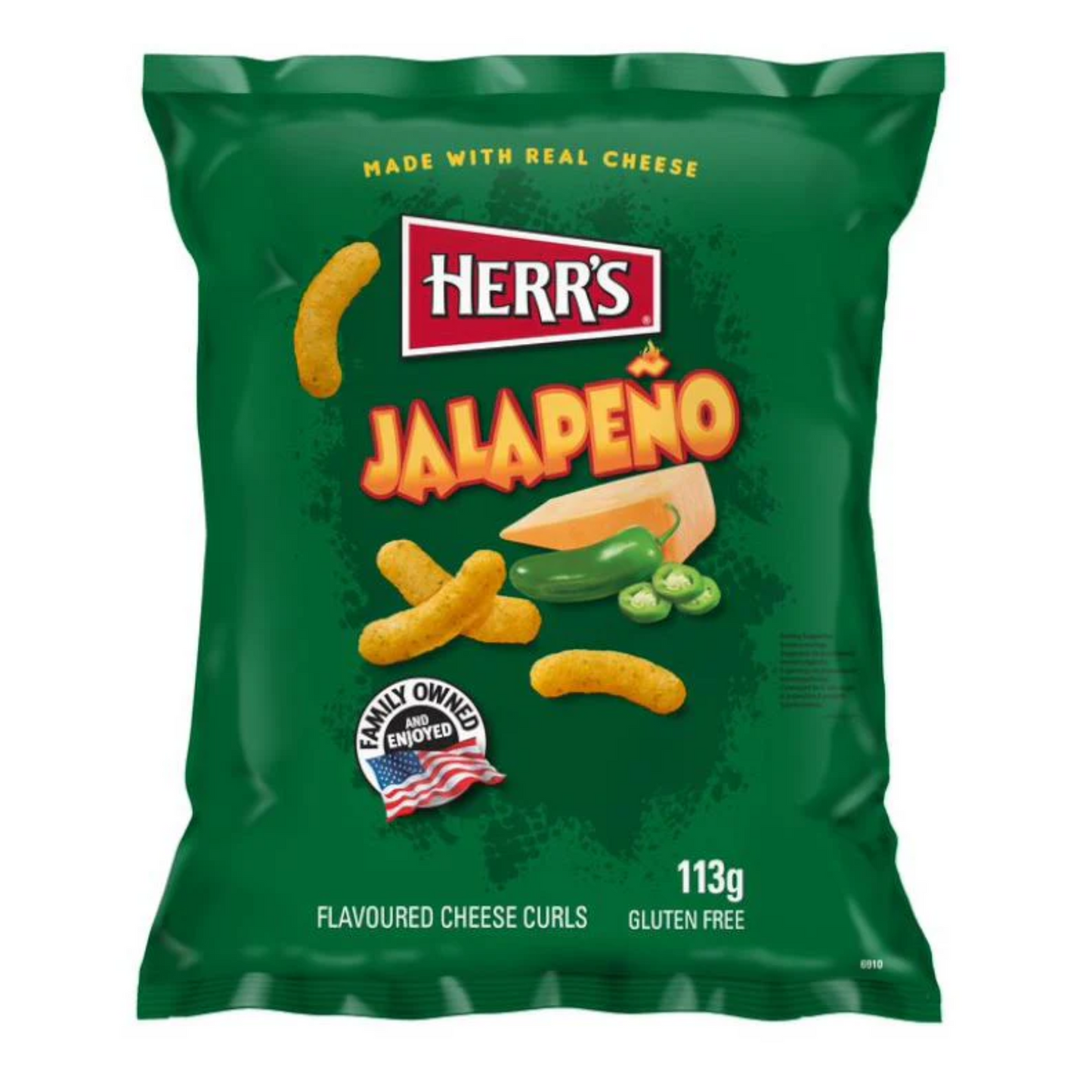 Herr's Jalapeno Cheese Curls 170g