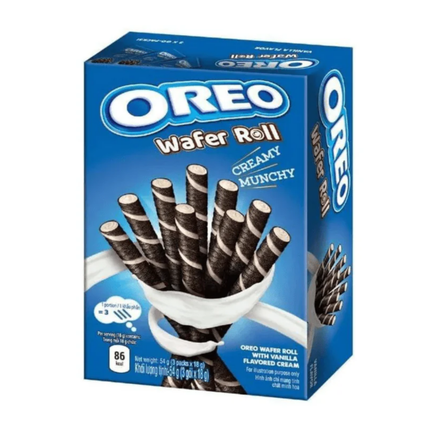Oreo Wafer Roll Vanilla Cream 54g
