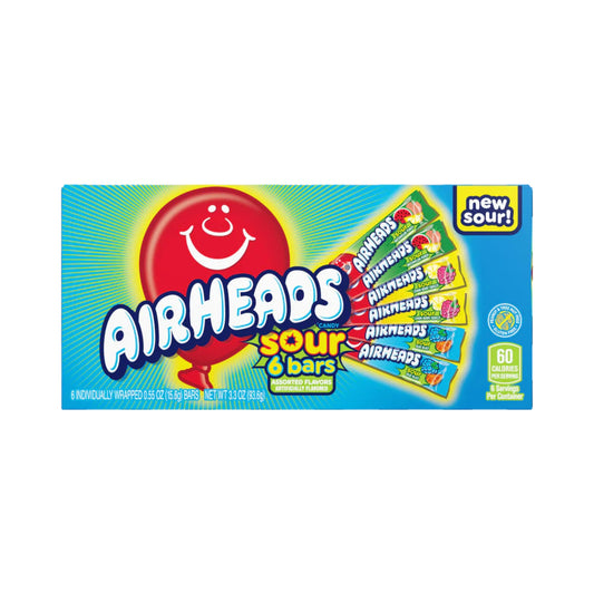 Airhead Sour Assorted bars boxf