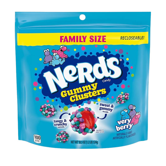 Nerds Gummy Clusters Very Berry Family Size