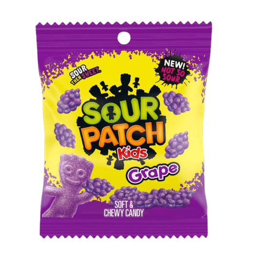 Sour Patch Kids Grape Peg Bag 102g - Gimme Goodies