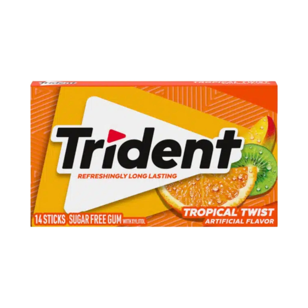 Trident Tropical Twist Chewing Gum 14pc