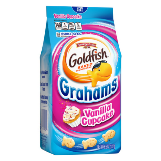 Goldfish Grahams Vanilla Cupcake