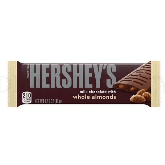 Hershey's Whole Almonds Chocolate Bar 41g - Gimme Goodies