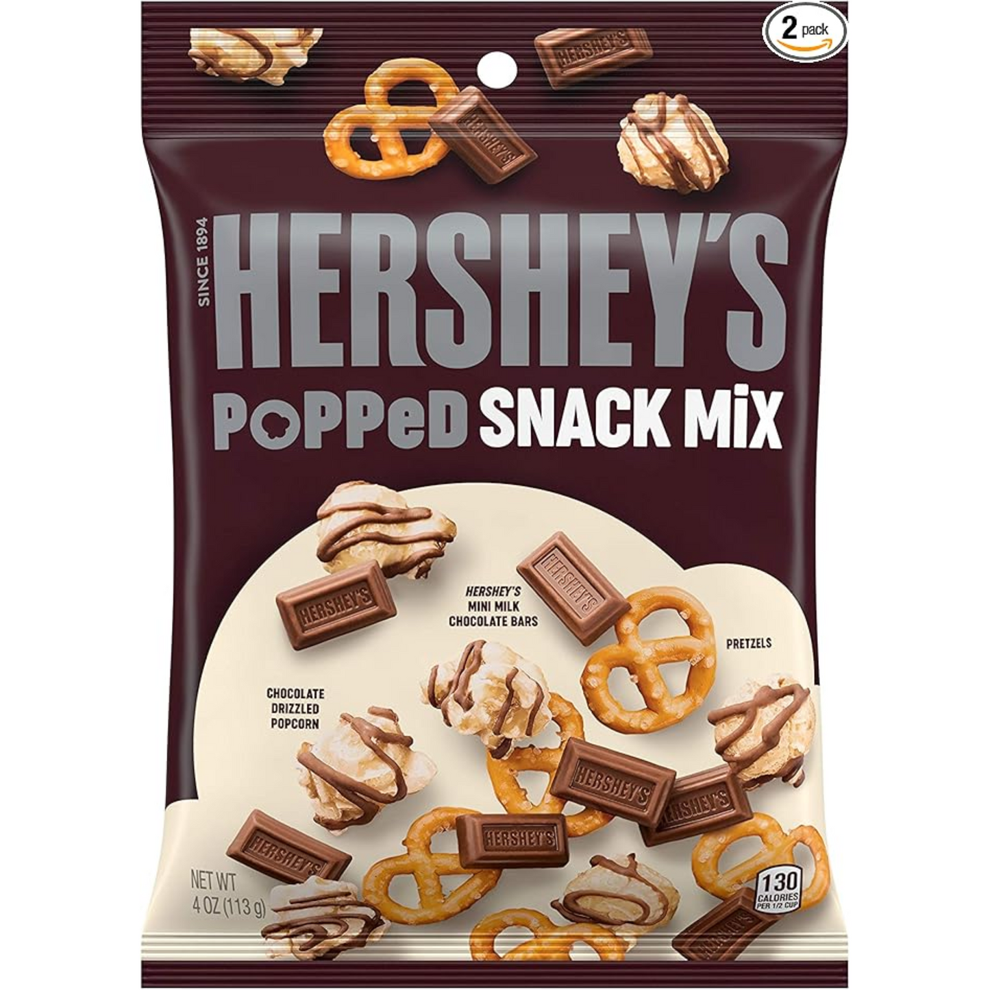 Hershey's Popped Snack Mix 113g