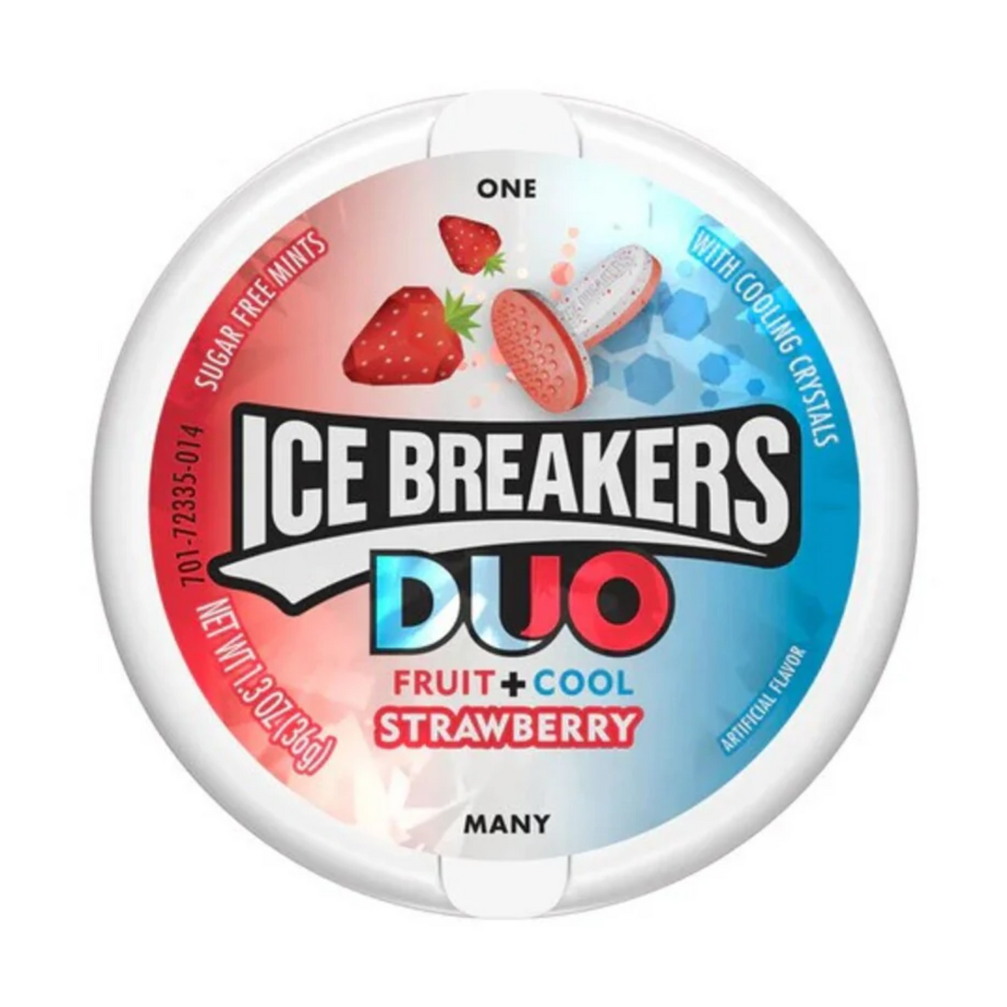 Ice Breakers Duo Fruit + Cool Strawberry Sugar-Free Mints 36g