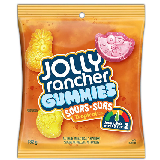 Jolly Rancher Gummies Sours Tropical (182g)