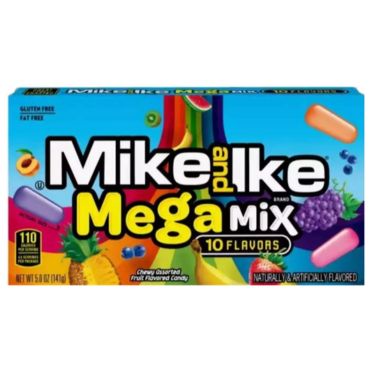 Mike and Ike Mega Mix 10 Flavours 120g