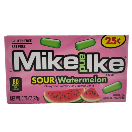 Mike and Ike Sour Watermelon 22g