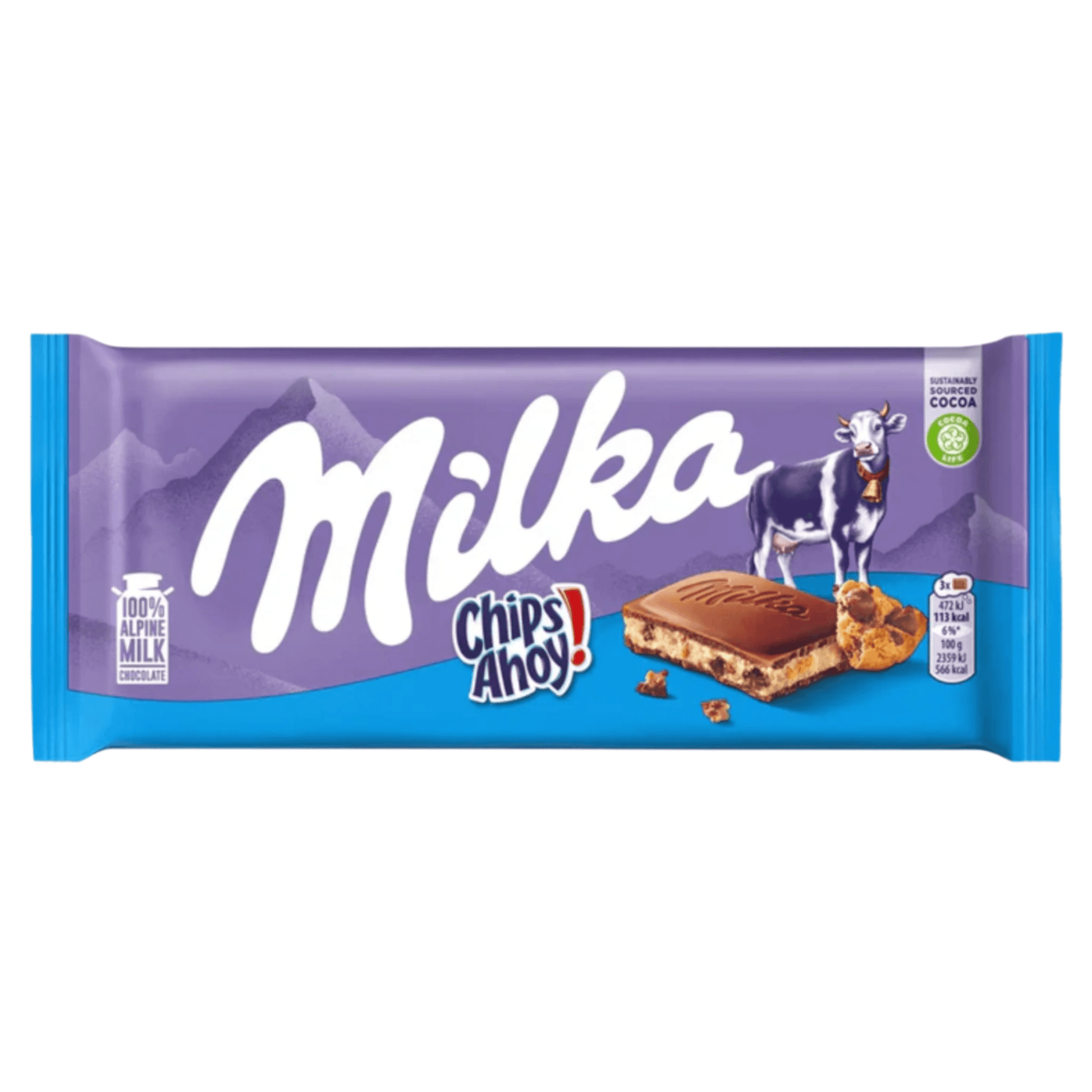 Milka Chips Ahoy Chocolate Bar