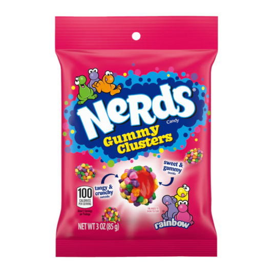 Nerds Gummy Clusters Rainbow Bag 85g