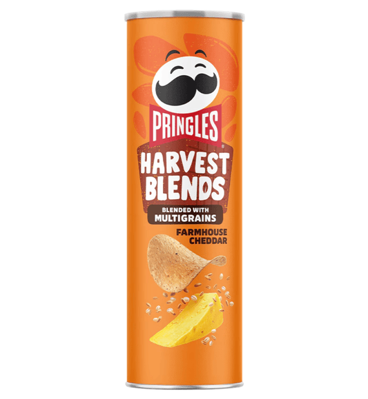 Pringles Harvest Blends Farmhouse Cheddar 158g - Gimme Goodies