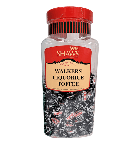 shaws walkers liquorice toffee tradicional retro sweets